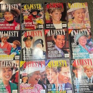 Majesty Magazine 1994 volume 15 numbers 1 - 12 Royal Family Queen King Princess